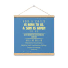 Isaiah 9:6 - Bible Verse, Mighty God Enhanced Matte Paper Poster With Hanger