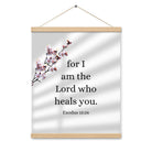 Exodus 15:26 Bible Verse, diligently listen Enhanced Matte Paper Poster With Hanger