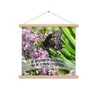 2 Cor. 5:17 Bible Verse, Butterfly Hanger Poster