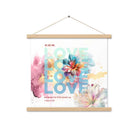 1 John 4:19 - Bible Verse, We Love Him Hanger Poster