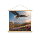 Isaiah 40:31 Bible Verse Who Wait Enhanced Matte Paper Poster With Hanger Oak 18″×18″