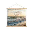 John 14:26 Bible Verse You All Enhanced Matte Paper Poster With Hanger Oak 18″×18″