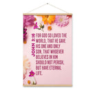 John 3:16 - Bible Verse, For God So Loved Hanger Poster