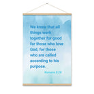 Rom 8:28 - Bible Verse, together for good Enhanced Matte Paper Poster With Hanger