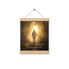 John 14:6 Bible Verse, Forest Image Hanger Poster
