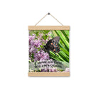 2 Cor. 5:17 Bible Verse, Butterfly Hanger Poster