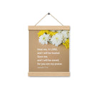 Jer 17:14 - Bible Verse, Heal me, O LORD Enhanced Matte Paper Poster With Hanger