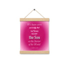 1 John 4:14 - Bible Verse, that the Father Enhanced Matte Paper Poster With Hanger