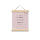 Jeremiah 29:13 - Bible Verse, you search Enhanced Matte Paper Poster With Hanger