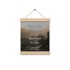 James 4:8 Bible Verse, Cleanse your Enhanced Matte Paper Poster With Hanger