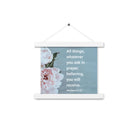 Matt 21:22 - Bible Verse, ask in prayer Enhanced Matte Paper Poster With Hanger