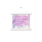 Phil 4:6 - Bible Verse, Prayer and Petition Enhanced Matte Paper Poster With Hanger