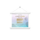 Isaiah 9:6 - Bible Verse, Wonderful Counselor Enhanced Matte Paper Poster With Hanger