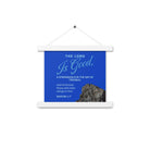 Nahum 1:7 - Bible Verse, The LORD is a stronghold Enhanced Matte Paper Poster With Hanger