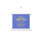 Matt 11:29-30 - Bible Verse, Take my yoke Enhanced Matte Paper Poster With Hanger