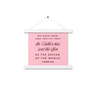 1 John 4:14 - Bible Verse, We have seen Enhanced Matte Paper Poster With Hanger