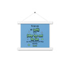 1 John 4:14 - Bible Verse, sent the Son Enhanced Matte Paper Poster With Hanger