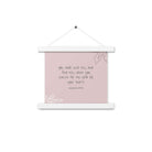 Jeremiah 29:13 - Bible Verse, you search Enhanced Matte Paper Poster With Hanger