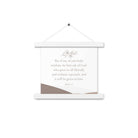 James 1:5 Bible Verse, ask of God Enhanced Matte Paper Poster With Hanger