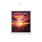 Psalm 107:1 - Bible Verse, Give Thanks to the Lord Hanger Poster