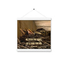 Matt 6:26, Baby Robins, He'll Care for You Hanger Poster