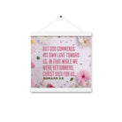 Romans 5:8 - Bible Verse, Christ Died for Us Hanger Poster