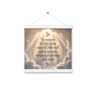 John 14:26 Bible Verse Counselor Enhanced Matte Paper Poster With Hanger White 12″×12″