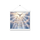 John 14:26 Bible Verse Father Enhanced Matte Paper Poster With Hanger White 12″×12″