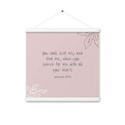 Jeremiah 29:13 - Bible Verse, you search Enhanced Matte Paper Poster With Hanger