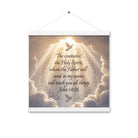John 14:26 Bible Verse Counselor Enhanced Matte Paper Poster With Hanger White 16″×16″