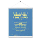 Isaiah 9:6 - Bible Verse, Mighty God Enhanced Matte Paper Poster With Hanger