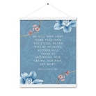 Revelation 21:4 Bible Verse, every tear Enhanced Matte Paper Poster With Hanger