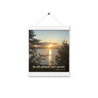 Psalm 46:10 Bible Verse, Sunset Glory Hanger Poster