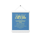 Isaiah 9:6 - Bible Verse, Mighty God Enhanced Matte Paper Poster With Hanger