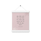 Jeremiah 29:13 - Bible Verse, you search Enhanced Matte Paper Poster With Hanger