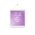 Exodus 15:26 Bible Verse, in his eyes Enhanced Matte Paper Poster With Hanger