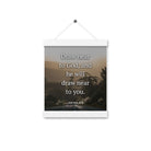 James 4:8 Bible Verse, Cleanse your Enhanced Matte Paper Poster With Hanger