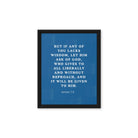 James 1:5 Bible Verse, gives to all Framed Canvas