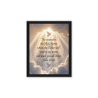 John 14:26 Bible Verse Counselor Framed Canvas Black 11″×14″