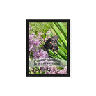 2 Cor. 5:17 Bible Verse, Butterfly Framed Canvas