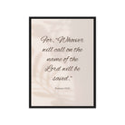 Romans 10:13 Bible Verse, Whoever Framed Canvas