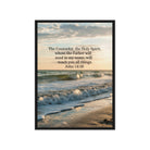 John 14:26 Bible Verse You All Framed Canvas Black 20″×28″