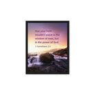 1 Cor 2:5 - Bible Verse, power of God Framed Canvas