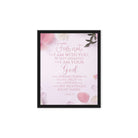 Isaiah 41:10 - Bible Verse, God will strengthen you Framed Canvas