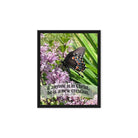 2 Cor. 5:17 Bible Verse, Butterfly Framed Canvas