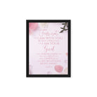 Isaiah 41:10 - Bible Verse, God will strengthen you Framed Canvas