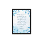 James 1:5 Bible Verse, lacks wisdom Framed Canvas