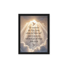 John 14:26 Bible Verse Counselor Framed Canvas Black 9″×12″