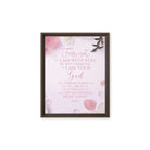 Isaiah 41:10 - Bible Verse, God will strengthen you Framed Canvas