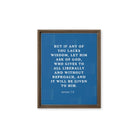 James 1:5 Bible Verse, gives to all Framed Canvas